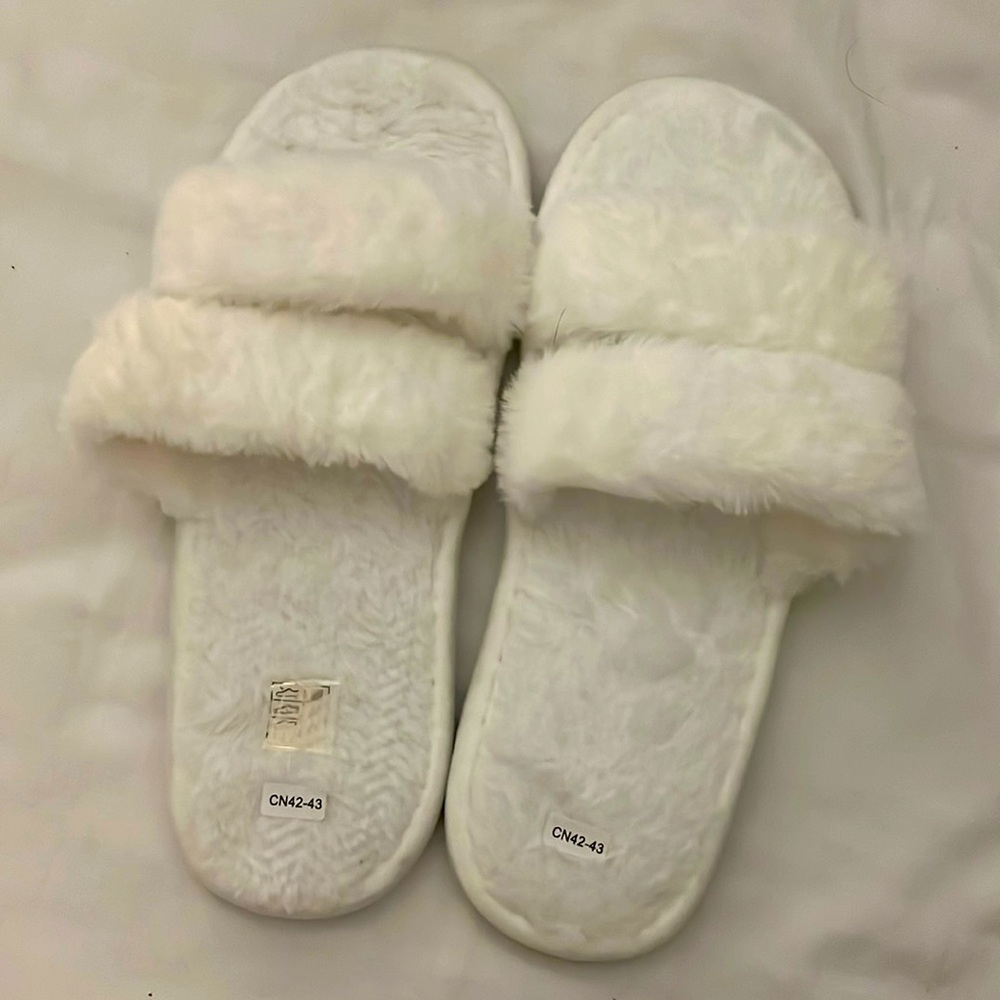 One pair size 43 bridal or bachelorette slippers